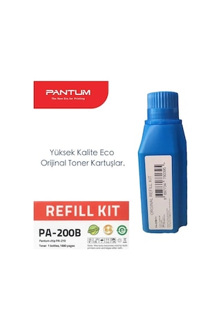 Pantum Pa-200Bv1 - 1600Sf Toner+Çip P2500-P2500W