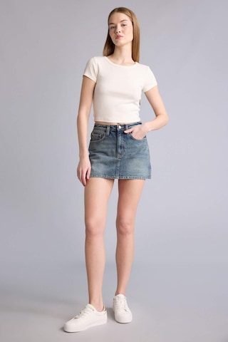 Defacto Yüksek Bel Mini Jean Etek H0636ax26smnm28 Mavi-nm28