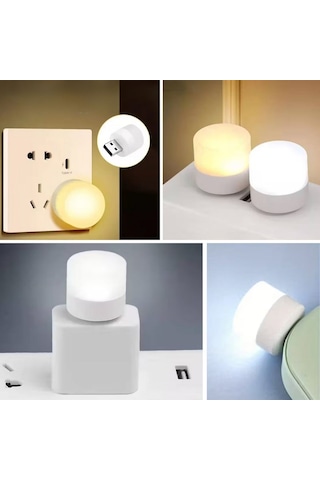 Usb Mini Top Led 10 Lu Aydınlatma Seti Sıcak Renkli Gece Lambası, Enerji Tasarruflu Mikro Led Işıklar 4989
