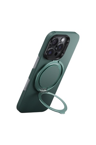 Benks L52 Magnetik Parmak Ring Stand 360 Derece Dönebilen Armortint Kevlar Tasarımlı Yeşil