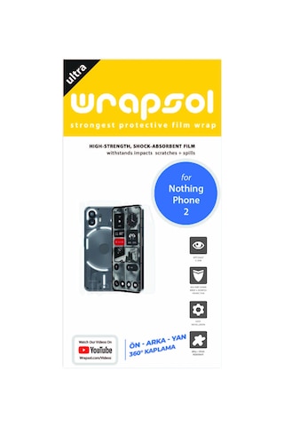 Nothing Phone 2 Full Body 360 Derece Kaplama Poliüretan Film