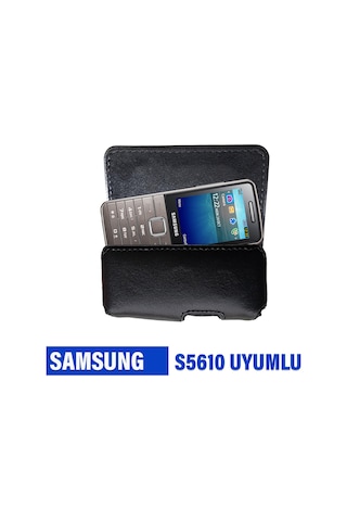 Samsung Uyumlu 5610 Kılıfı S5610 Tuşlu Telefon Bele Takılan Kemer Kılıf
