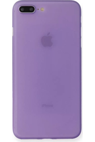 Newface Apple, Uyumlu iPhone 7 Plus Kılıf Pp Ultra İnce Kapak - Mor