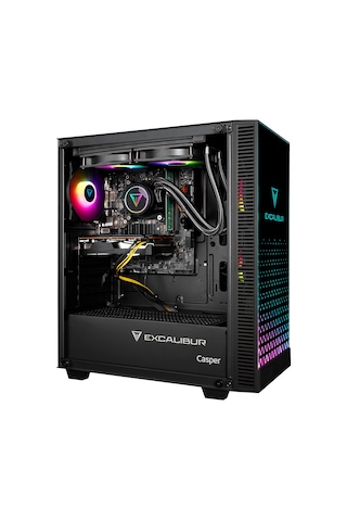 Casper Excalibur E65Z.265K-DV70A-0RE Ultra 7-265KF 32 GB 500 GB SSD RTX5070 W11H Masaüstü Oyuncu Bilgisayarı