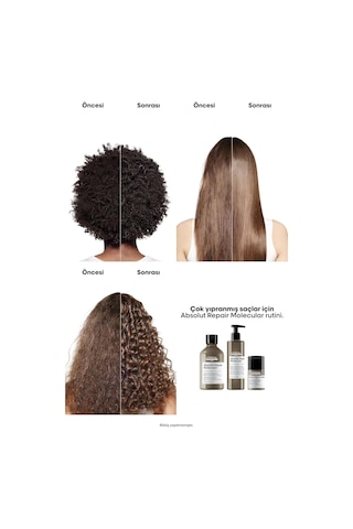 L'oréal Professionnel Paris Serie Expert Absolut Repair Molecular Tüm Yıpranmış Saçlar İçin Durulanmayan Maske 5