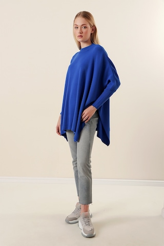 Bigdart 15783 Yırtmaçlı Panço Kazak - A.saks 001