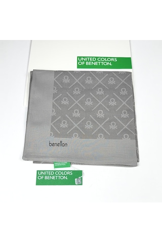 Benetton Elegante Uno Şal 1026 Yeni Gri