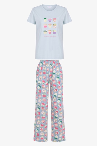 Penti Açık Mavi Sweet Breakfast Pantolon Pijama Takımı