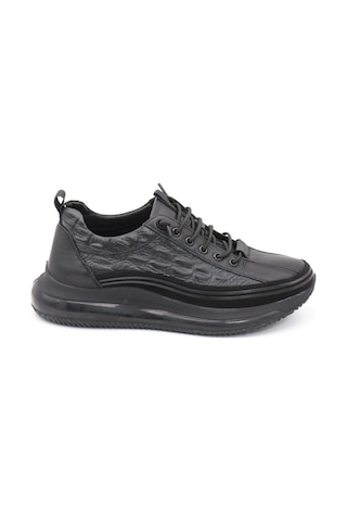 Guja 23k504 Siyah Hakiki Deri Air Taban Erkek Sneakers-siyah
