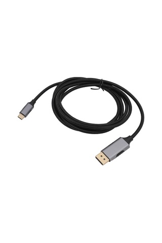 Mufunye Usb-c'den Displayport 1.4'e Kablosu, 8k 60hz Çözünürlük, 1.8m Uzunluk, Nylon Örgü + Alüminyum, Bilgisayar-telefon Ekran Paylaşımı, Kararlı Sinyal Aktarımı