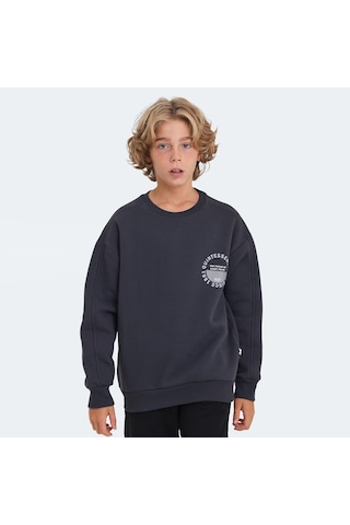 Slazenger LONE Çocuk Koyu Gri Sweatshirt