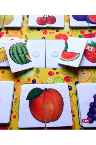 Tox Meyveler Parça - Bütün Eşleşmeler Keçe Cırtlı Aktivite Sa
