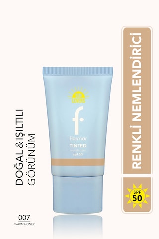 Flormar Sun Lovers Nemlendirici Etkili & Doğal Bitişli Renkli Güneş Koruyucu SPF50 007 Warm Honey