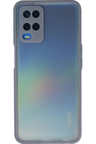 Cosmotex Newface Oppo A54 4g Kılıf Montreal Silikon Kapak - Gri
