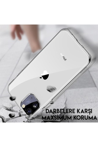 Baseus Simplicity Series Apple Uyumlu iPhone 11 Pro Max 6.5 Kilif Seffaf Gel 471187533