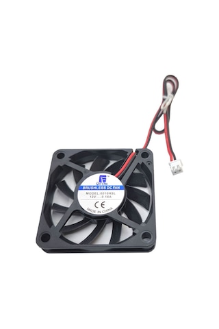 6cm 12v 2 Pinli Fan 6cmx6cmx1cm 12v 6cm Fan