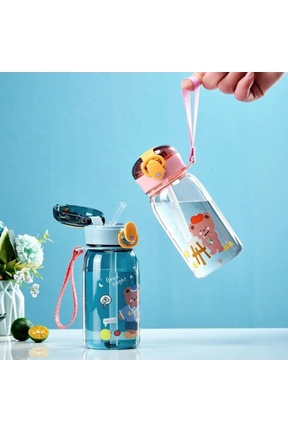 Maoyaya Çocuklar Sevecek Su Damlatmaz Bardak Karikatür Sızdırmaz Su Bardak