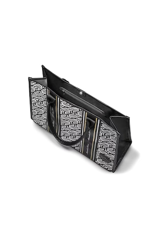 Mercedes Benz Alışveriş Çantası Kanvas Siyah - Beyaz