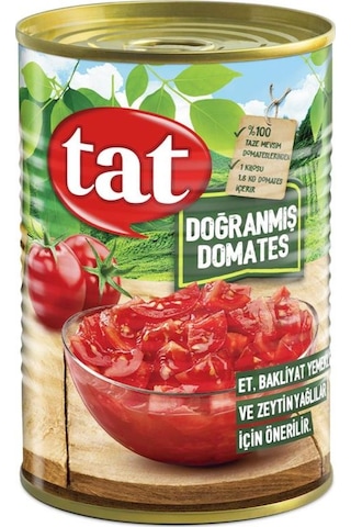 Tat Doğranmış Domates 4050gr Teneke