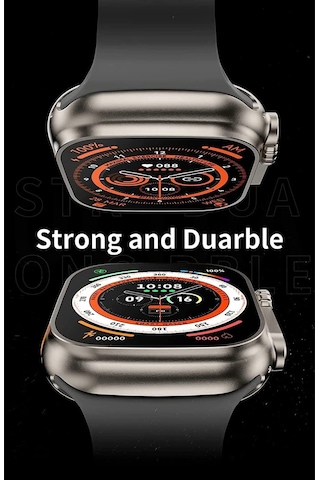 Wearfitpro Watch 8 Ultra Gs Ultra 8 49mm Uyumlu Gerçek Kasa Vidalı Model Alpine Kordon