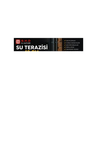 Su Terazisi 40cm Sarı 5580