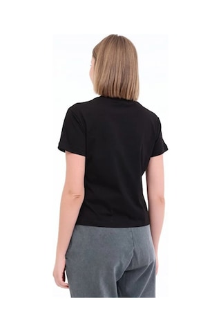 Lumberjack Wl Anna 11 5fx T-shirt Siyah Kadın Kısa Kol Tişört 101931824 SIYAH
