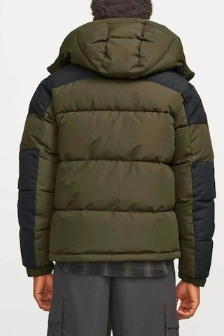 Jack & Jones Jcoaero Erkek Şişme Mont Yeşil