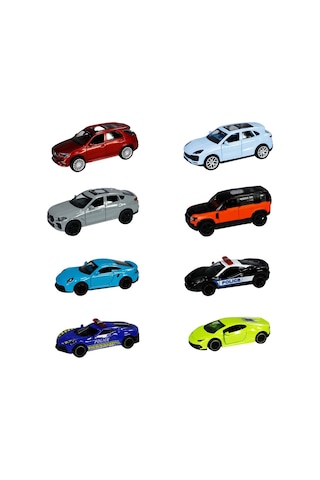 Vardem 9 Parça 1:43 Çek Bırak Metal Araba