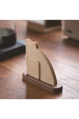 Reedark Ahşap Kahve Filtresi Depolama Kutusu Dikey Stüdyo Toz Koruyucu Ev Ofis Çekirdek Organizer Evcil Gereç Diğer