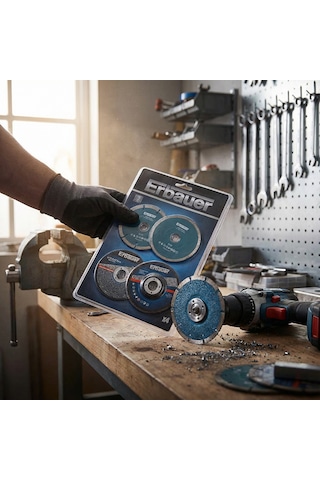 Erbauer 115 MM Taşlama Diski 4'lü Paket