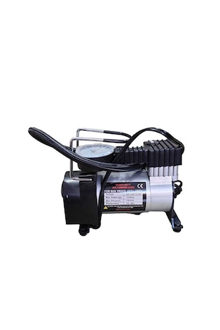 Fıscher 12 Volt Şişirme Pompası - Kamp Pompası - Çakmaklık Girişli Pompa - Çadır Yatak Top Pompası