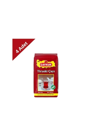 Çaykur Tiryaki Dökme Çayı 1 Kg X 4 Adet Çaykur Tiryaki Dökme Çayı 1 Kg X 4 Adet