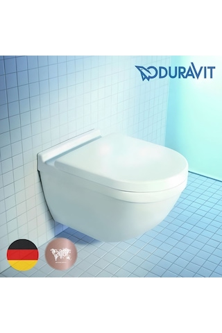 Starck 3 Rimless Asma Klozet 45273900a1, Duravit Yavaş Kapak