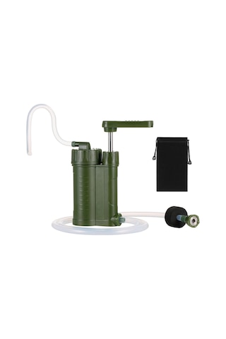 Butu Su Filtresi Pompa Seti Taşınabilir Su Arıtma Acil Açık Su Filtrasyon Sistemi Yürüyüş Hayatta Kalma Dişli