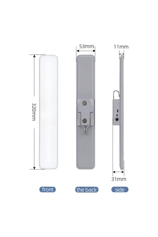 Kumandalı - Zaman - Işık Gücü Ayarlı Metal Askılı - Usb Şarjlı Lamba Fener 20smd Led 5365 Çok Renkli