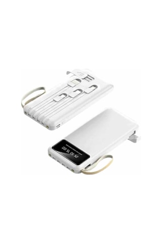 Powerbank 20.000 Mah Hızlı Şarj Özellikli Tnabilir Semeglbl - 38 Usb Girişli siyah