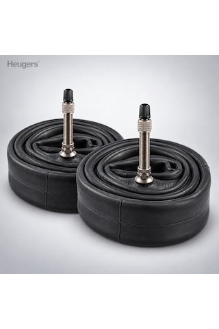Heugers 20x1.50 - 1.90 Hollanda Dunlop Siboplu Bisiklet İç Lastik Seti 2 Adet + Dönüştürücü Hediyeli
