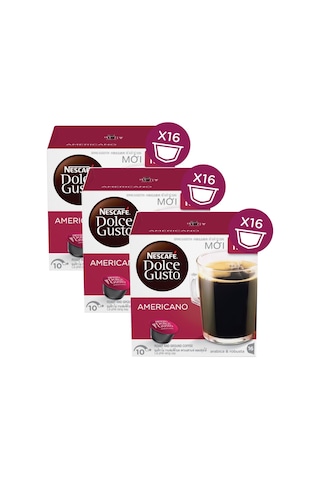 Nescafe Dolce Gusto Americano Kapsül Kahve 3 x 16'lı