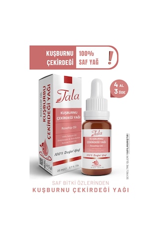 Tala Kuşburnu Çekirdeği Yağı %100 Saf Ve Doğal Soğuk Sıkım 20 ML