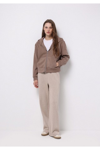Colin's Colins Regular Fit Kapüşonlu Düz Kadın Sweatshirt Cl1076075 Q1.v1 Mın Mink