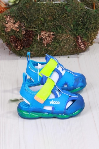Vicco 332.e25y.217 Live Saks Mavi İlk Adım Işıklı Erkek Çocuk Sandalet Saks Mavi