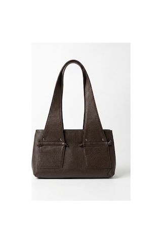 Levano Leather Hakiki Deri Kadın Omuz Çantası Büyük Şık Deri El Ve Omuz Çantası, Günlük Tote Çanta 40x20 Koyu Kahverengi Levano Leather Hakiki Deri Kadın Omuz Çantası Büyük Şık Deri El Ve Omuz Çantası, Günlük Tote Çanta 40x20 Koyu Kahverengi