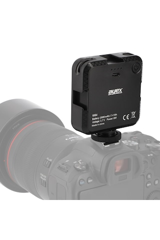 Ayex W64 Bicolor Led Video Işığı Ayarlanabilir Parlaklık & Usb-