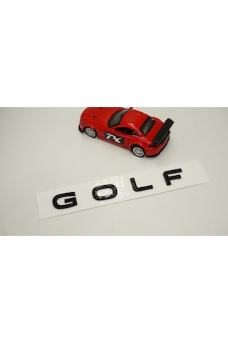 Volkswagen Golf7 Bagaj 3M 3D Yeni Nesil Parlak Siyah ABS Yazı Log