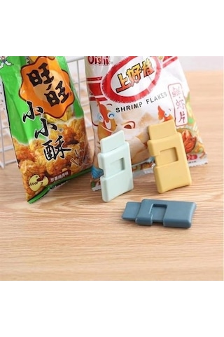 Büro Ev Ofis Düzeni İçin 6parça Poşet Torba Ambalaj Kıstırmalı Kapatma Klip Seti Diğer