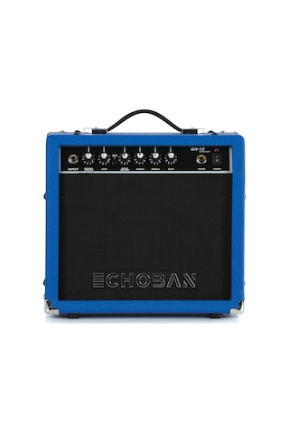 Echoban Ga15 15 Watt Mavi Gitar Amfisi