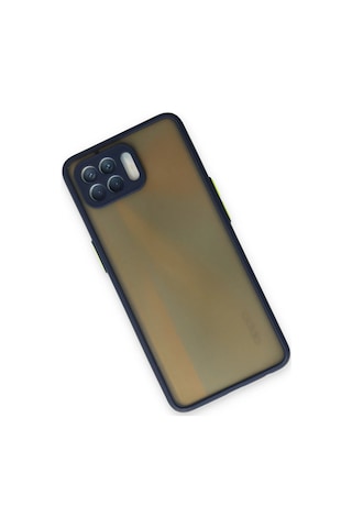 Newface - 187 - Oppo Reno 4 Lite Kılıf Montreal Silikon Kapak - Csmo-tex - - Lacivert