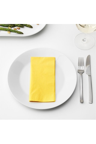 Ikea Fantastısk Peçete Sarı 50'li 40 x 40 CM