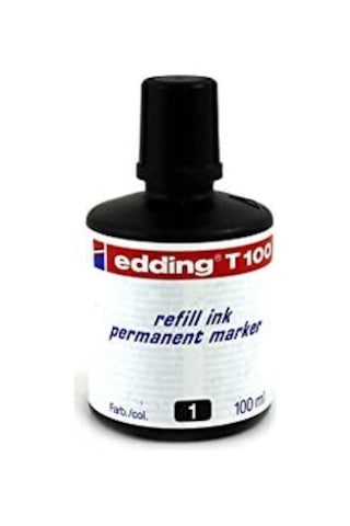 Edding T100 Permanent Mürekkep 100Ml Siyah
