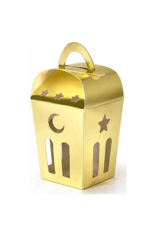 Ramazan Temalı Kutu 12'li 12x6 Cm Altın Diğer